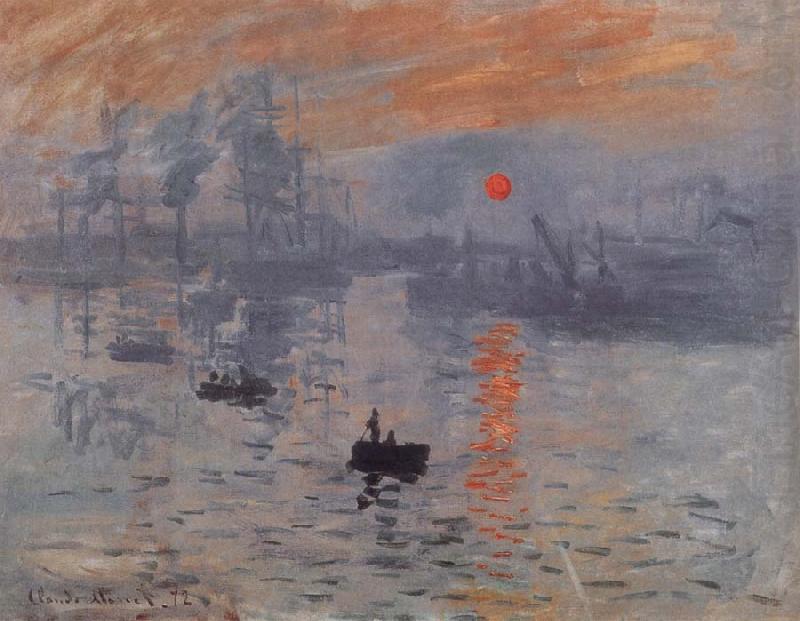 Claude Monet Sunrise china oil painting image